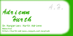 adrienn hurth business card